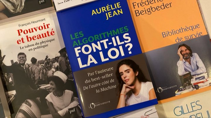 LHonnorat's tweet photo. Soirée #jedisscience avec @Aurelie_JEAN à l’occasion de la sortie de son ouvrage Les #algorithmes font-ils la loi ? @EdLObservatoire @orecasens @TimeWorldEvent En vidéo https://t.co/rk3NwaIofe https://t.co/8oAowYVtXR