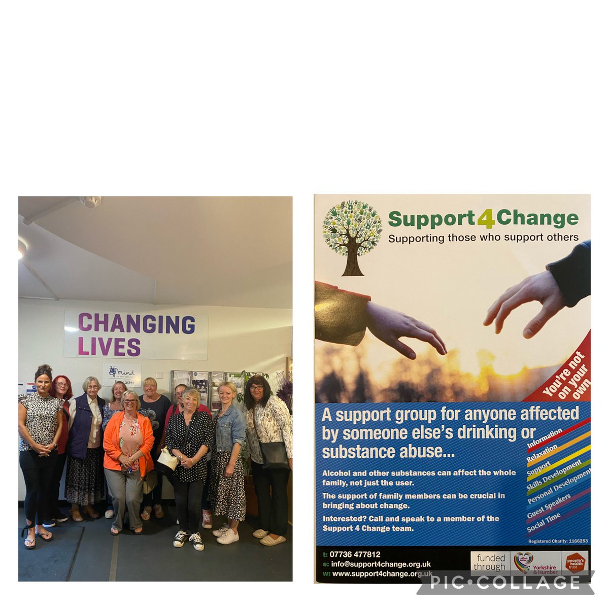 Support4Change3's tweet image. Support 4 Change- Offering counselling and support group meetings. Meeting every Monday at 18.15 at Changing Lives (opposite Iceland, Doncaster centre) #community #carers @ChangingLives__