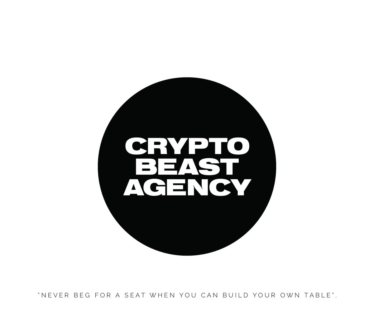 “Never beg for a seat, when you could build your own table”.

Ladies, we’re making sure there will be seats for you all at your own tables.

#Women #Crypto #WomenInCrypto #Female #Founder #Entrepreneur #WomenEmpowerment #HODL #FinancialEquality #BTC #MarketingAgency