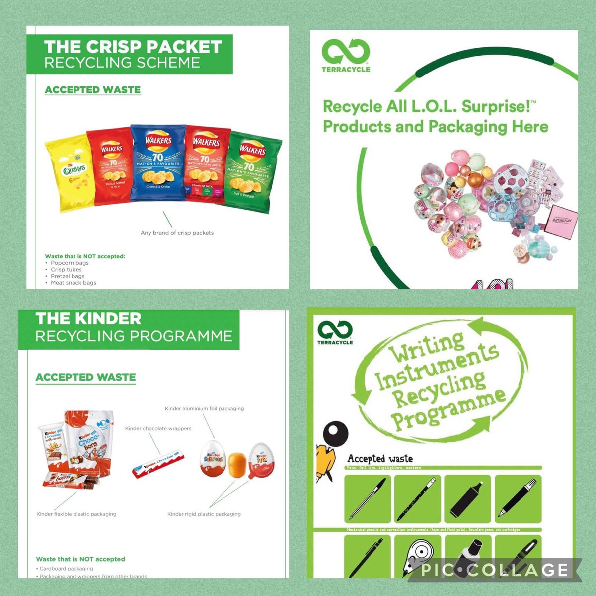 Recycling reduces our carbon footprint <a href="/ST_NINIANS_PS/">St Ninians Primary School Stirling</a> we collect crisp packets, used pens &amp; stationery (for @BorestoneP), Kinder chocolate packaging &amp; L.O.L. Surprise! Dolls packaging. @TerraCycleUK There are boxes in the uniform container #cop26 <a href="/StirlingCouncil/">Stirling Council</a> #ClimateCrisis