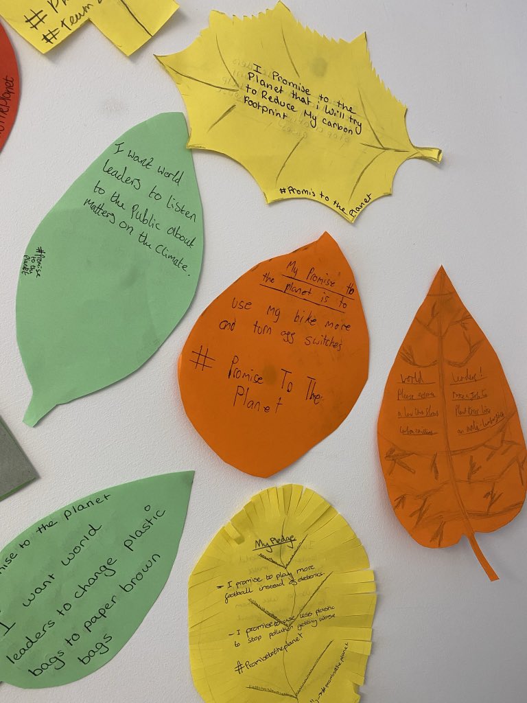 8x1 each made a #PromiseToThePlanet yesterday! <a href="/SVS_Science/">SVS Science</a> <a href="/wwf_uk/">WWF UK</a> #Cop26