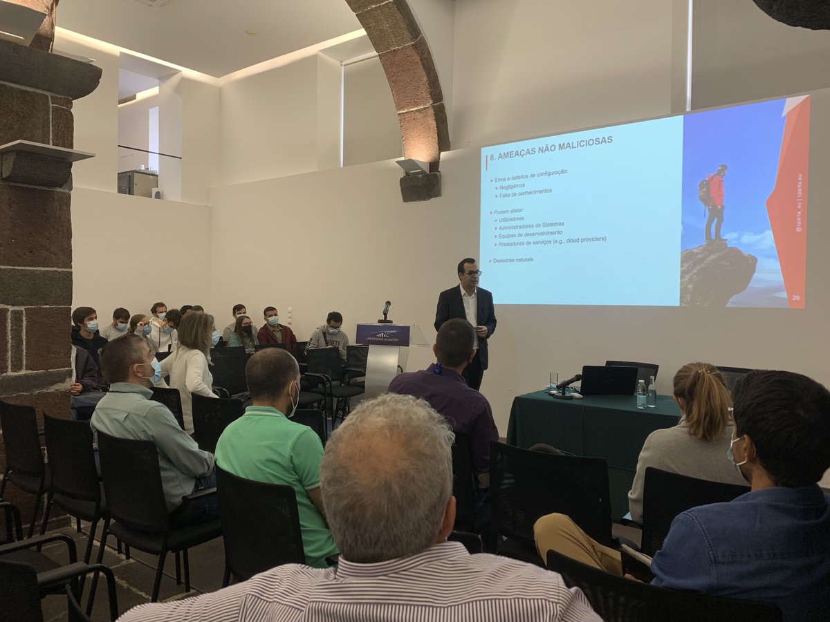 sparta_eu's tweet photo. GO CYBER WITH SPARTA at #Madeira, #Portugal! Raising #CyberSecurityAwareness across the globe 🌎 Today with @Escravana on #threats landscape, #human aspects on cybersecurity and #riskmanagement Promoted by @INOVinesc @UMaGIRP &amp; @EU_Commission 🇪🇺
@Cybersec_ECCC @DigitalEU @enisa https://t.co/li0rKilLjc