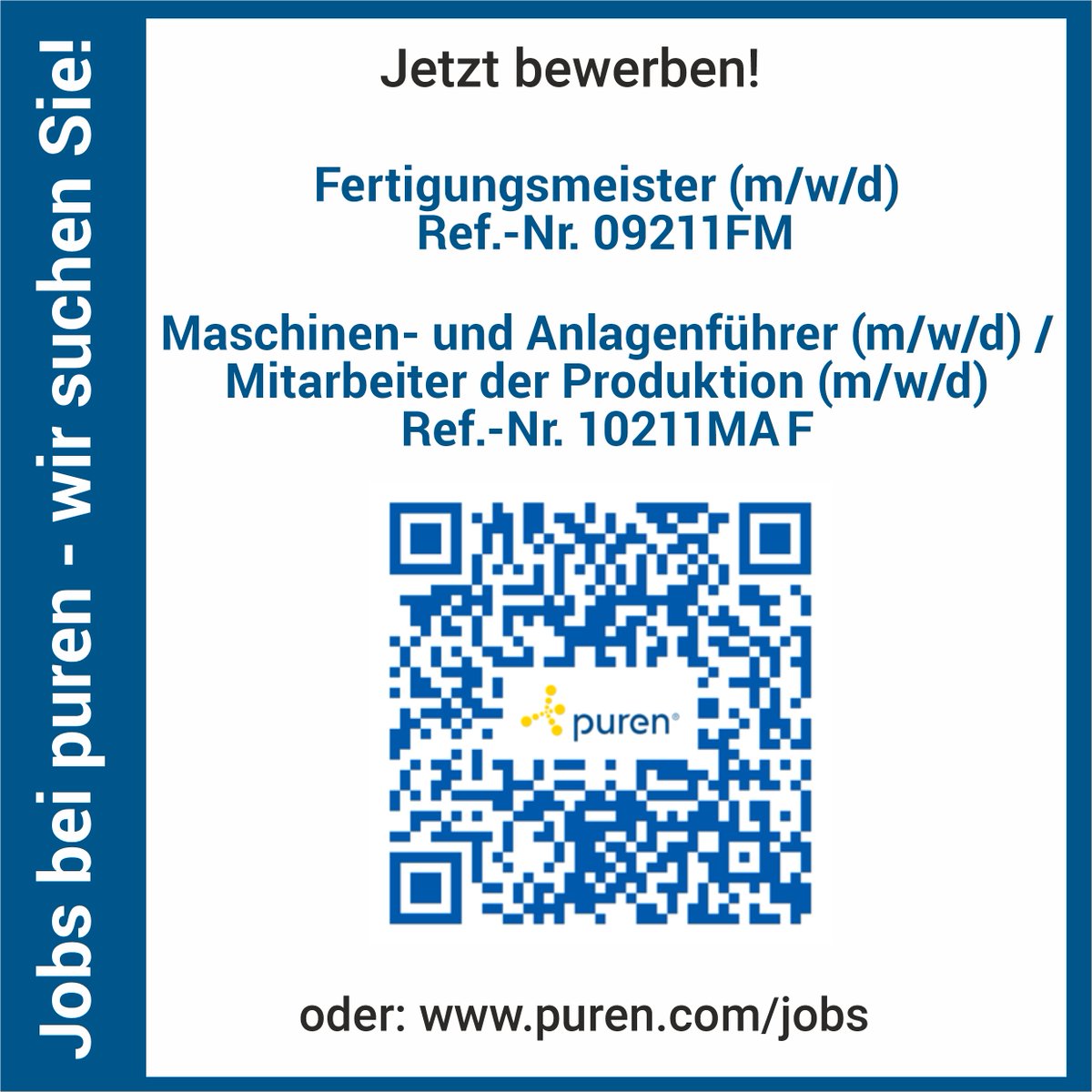 Verstärkung dringend gesucht! #Jobs