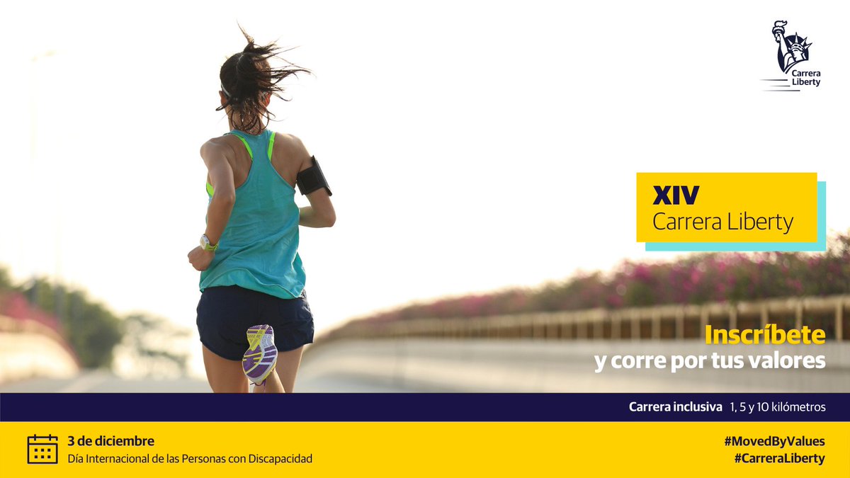 Paralimpicos's tweet photo. ¡Ya puedes inscribirte en la #CarreraLiberty! 
Por el fomento de la inclusión y para dar visibilidad a la discapacidad.

Puedes hacerlo en la web oficial: https://t.co/HBttH0QQzx

Y también a través de la app: https://t.co/ARaEKn17Jj

@GrupoLiberty_es  #MovedByValues https://t.co/4XWELF1YT7