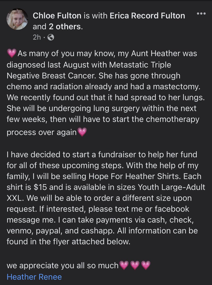 Chloe_Fulton02's tweet photo. PLEASE support!💗💗 https://t.co/g4THsYaMfj