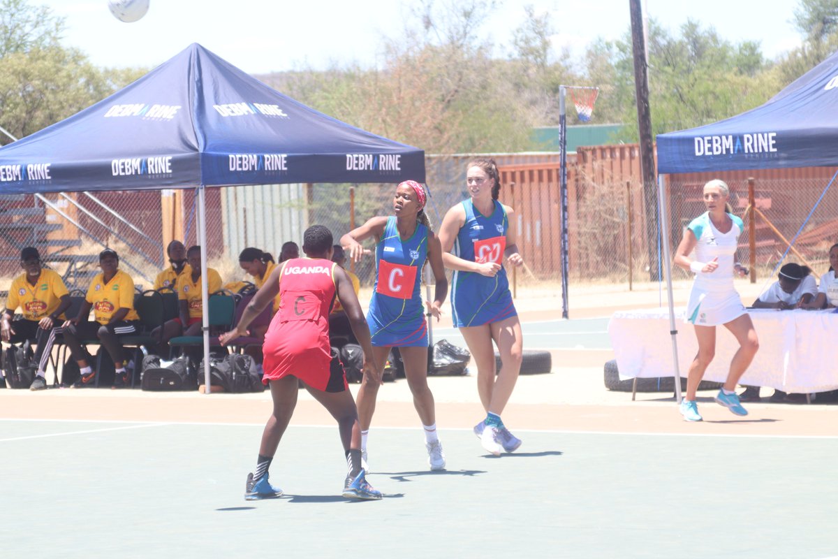 DebmarineN's tweet photo. #DebmarineNamibia Pent Series Tournament 2021! 🏐⚾️🥎 Namibia playing against Uganda. #WeLoveNetball #NetballNamibia 🏐⚾️🥎 https://t.co/YdXwHr833z