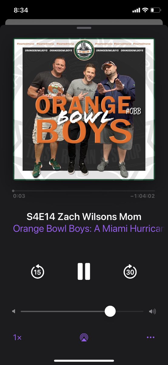 QUARTERART's tweet photo. No better way to kick off Friday morning than coffee and the #OBB podcast. Thanks gentleman @Romancane @scoopontheU @ibToast #bang #gocanes #yessssssssssss https://t.co/x5swMDni18
