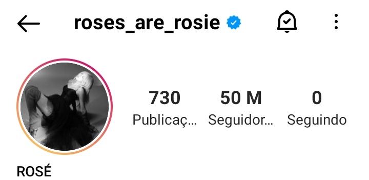 BPInfobrazil's tweet photo. Parabéns a Rosé por ultrapassar a marca de 50 milhões de seguidores no Instagram! 🎉

@BLACKPINK #ROSÉ https://t.co/NXs4GM69GL