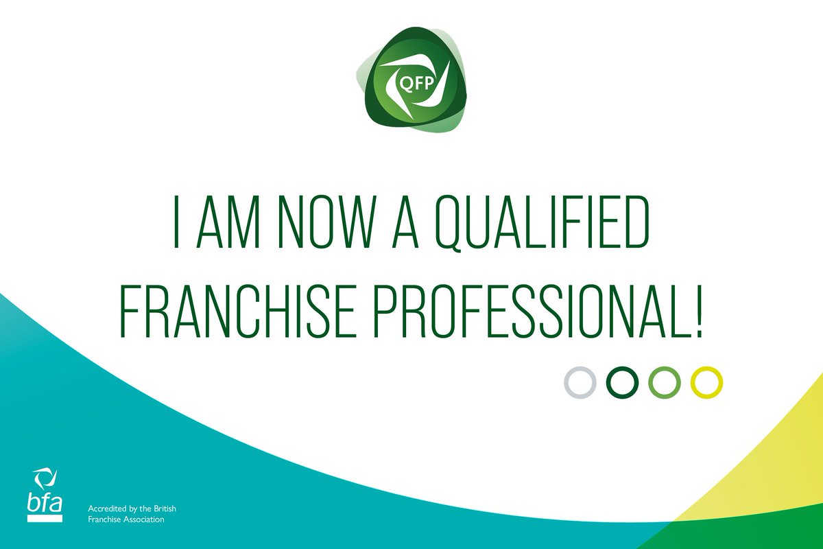 Celebratory drinks tonight!!! My <a href="/BFA_UK/">The BFA</a> QFP journey has been invaluable and I've enjoyed every minute of it! It’s a programme I’d highly recommend to everyone, no matter their stage in franchising. 

#QFP #training #businesstraining #newlyqualified #franchisedevelopment