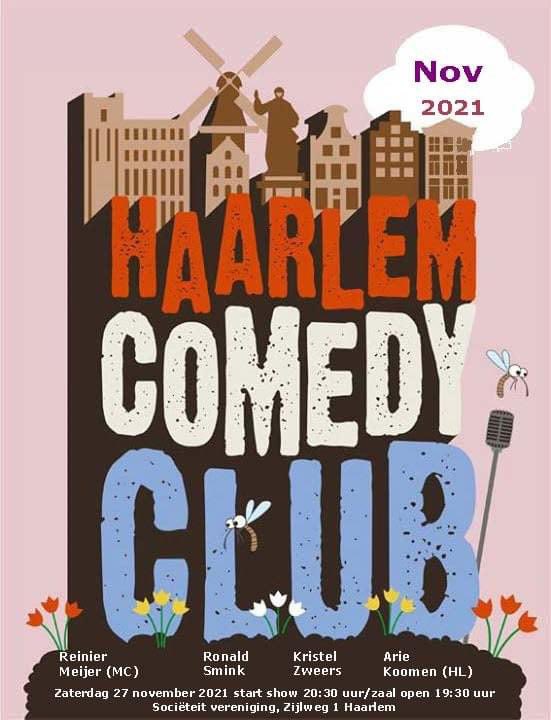 HCC_2015's tweet photo. Zaterdag 27 november is weer een nieuwe editie van de Haarlem Comedy Club. Line-up: Reinier Meijer (MC), Ronald Smink, Kristel Zweers, Arie Koomen (HL). Reserveer je kaartjes via https://t.co/x4QNk1C665

#societeitvereeniginghaarlem #comedyhaarlem #hcc #haarlemcomedyclub https://t.co/D9ahOULMFF
