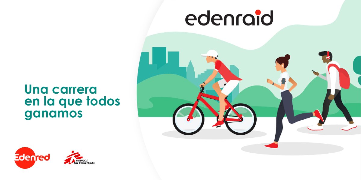 EdenredAr's tweet photo. ¡Lo estamos haciendo! Caminando, corriendo o en bicicleta, necesitamos llegar a 1.000.000 de km para donar € 40.000 a Médicos Sin Fronteras. Contribuyendo así en la lucha contra el Covid-19.
#EdenredArgentina #EdenRaid #MedicosSinFronteras https://t.co/Fbt2AD4hfH