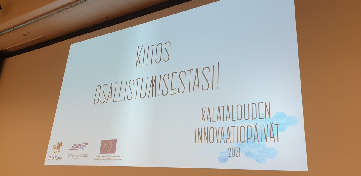 #kalainno21-tapahtuma on tältä vuodelta ohi. Kahteen päivään on mahtunut useita todella hienoja puheenvuoroja ja esityksiä - sekä tietysti verkostoitumista ja kohtaamisia. Kiitos kaikille osallistuneille, te teitte tästä jälkeen vuoden innostavimman tapahtuman!