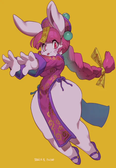 まだハロウィンだから…
キョンシーちゃおぴょん! 