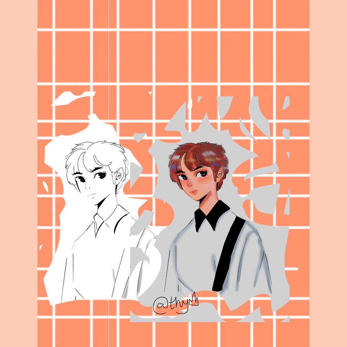 thycrwn's tweet photo. Bro, why u look so handsome?!
 #ArtistOnTwitter 
#artph https://t.co/Nv85sj9ibs