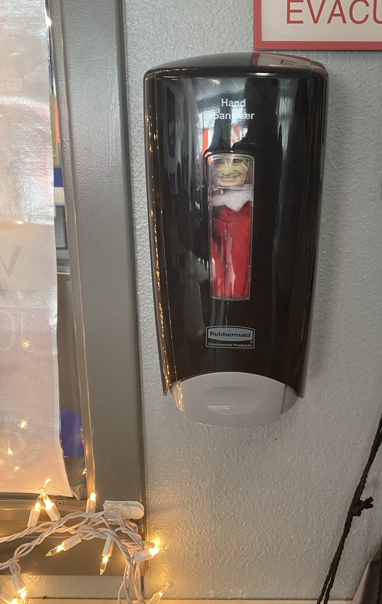 geowithzio's tweet photo. Freshman World Geography students hide @CarlAzuzCNN doll. Today he was found hanging out in the hand sanitizer station because of his clean jokes and puns! We love @CarlAzuzCNN https://t.co/0pEH1m8OJf
