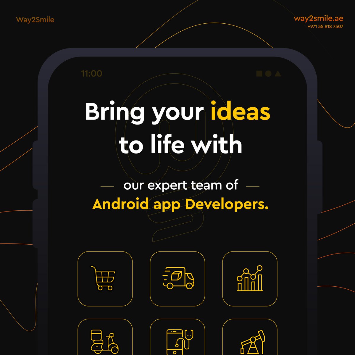 way2smiledubai's tweet image. At #Way2Smile, we focus on using the latest #AndroidAppDevelopmentTools to provide the best #AndroidApps in the market.
Visit Way2Smile - bit.ly/3CKiM5E to get started.
#AndroidAppSolutions #AndroidDevelopment