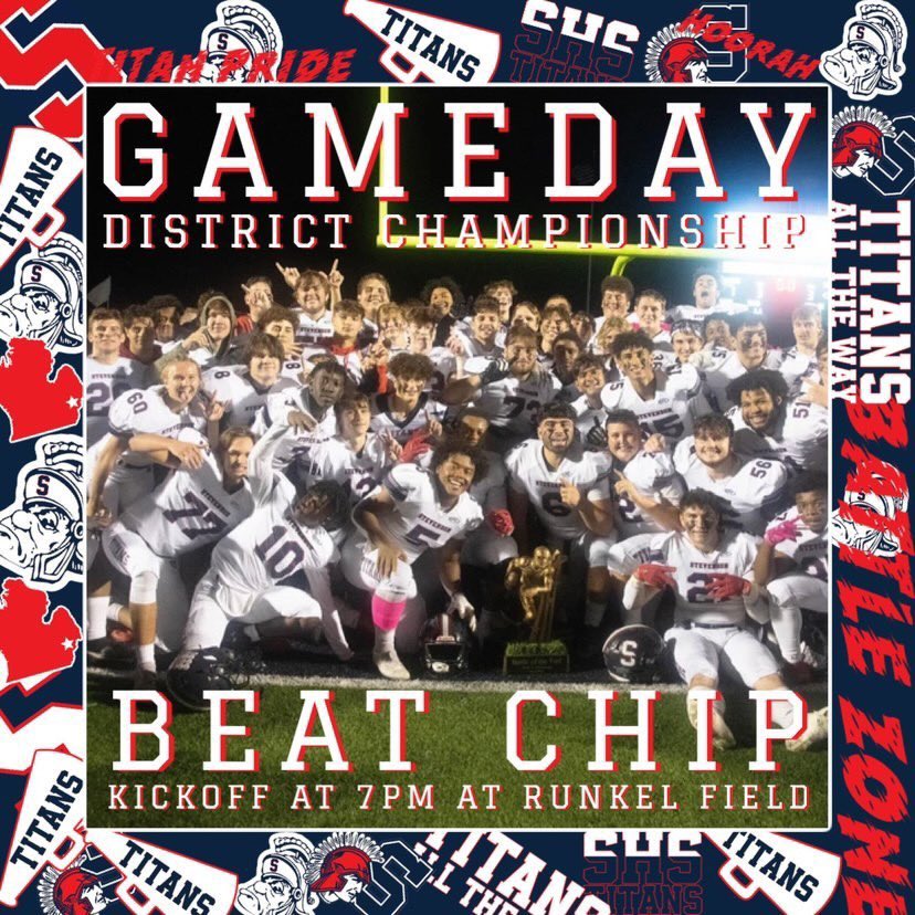 SHSTitansfball's tweet photo. LETS GOOOOO!!! #Faith #Family #Toughness #Everglow #Beatchip π https://t.co/6sALCIG9fI