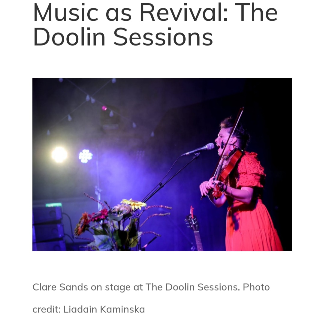 louiseoc_ie's tweet photo. I wrote this article about the reviving force of music at The Doolin Sessions this year, capturing some of the magic of the weekend @Doolinhotel Featuring @ClareSandsCeol @KilaRecords @Saint_Sister_ 
Read at https://t.co/eErF49AQRM
Thank you @ClareCoCo @creativeirl for supporting https://t.co/NAsbKlaFpv