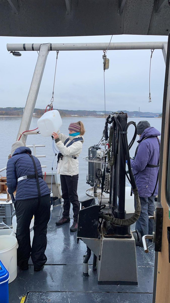 Prof Isaac Santos (@barefoot_lab) on Twitter photo @H2Osci sampling #radium and pharmaceuticals in beautiful Swedish fjords for <a href="/MSCActions/">Marie Skłodowska-Curie Actions</a> project on submarine groundwater discharge.
Thanks <a href="/cloudss_mh/">Cloudy Majtenyi Hill</a> <a href="/stephs_science/">Stephanie Wilson</a> <a href="/KristinebergC/">Kristineberg Center</a> & Amy! @H2Osci sampling #radium and pharmaceuticals in beautiful Swedish fjords for <a href="/MSCActions/">Marie Skłodowska-Curie Actions</a> project on submarine groundwater discharge.
Thanks <a href="/cloudss_mh/">Cloudy Majtenyi Hill</a> <a href="/stephs_science/">Stephanie Wilson</a> <a href="/KristinebergC/">Kristineberg Center</a> & Amy!