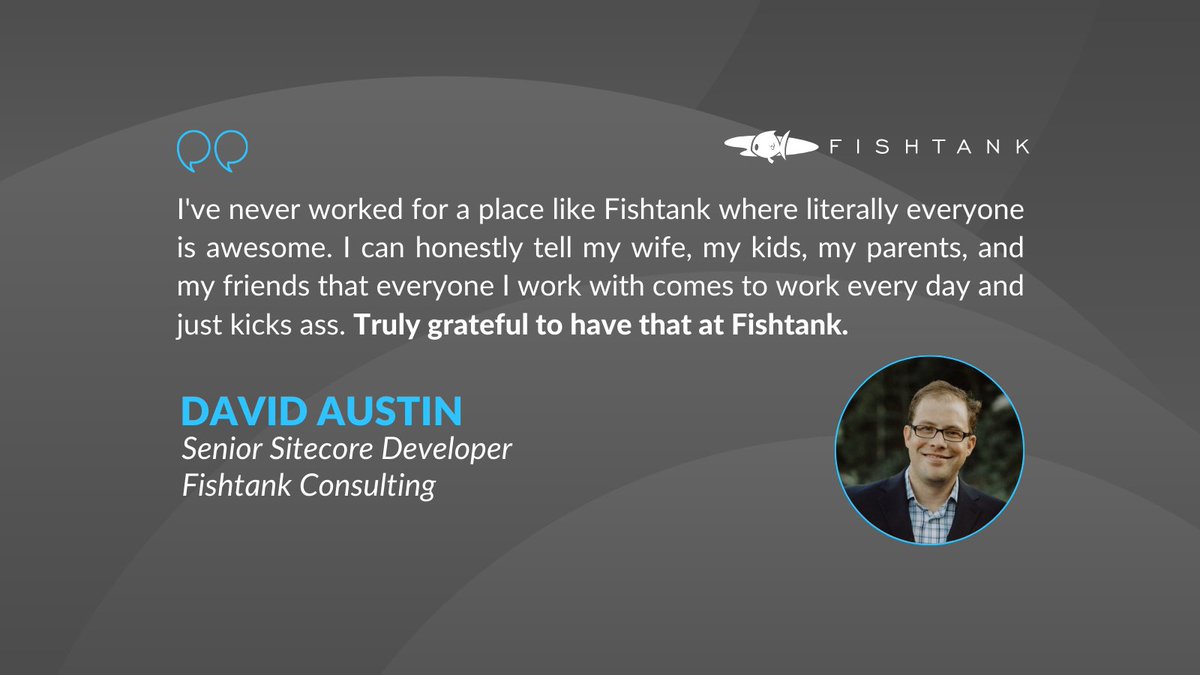 getfishtank's tweet photo. 🙌Our team is always sharing what they love about working at Fishtank. 

😊David shared this message on our #kudos Slack channel and we think it gives a good glimpse into what it's like to be a part of the team! https://t.co/FZRLCObrWr