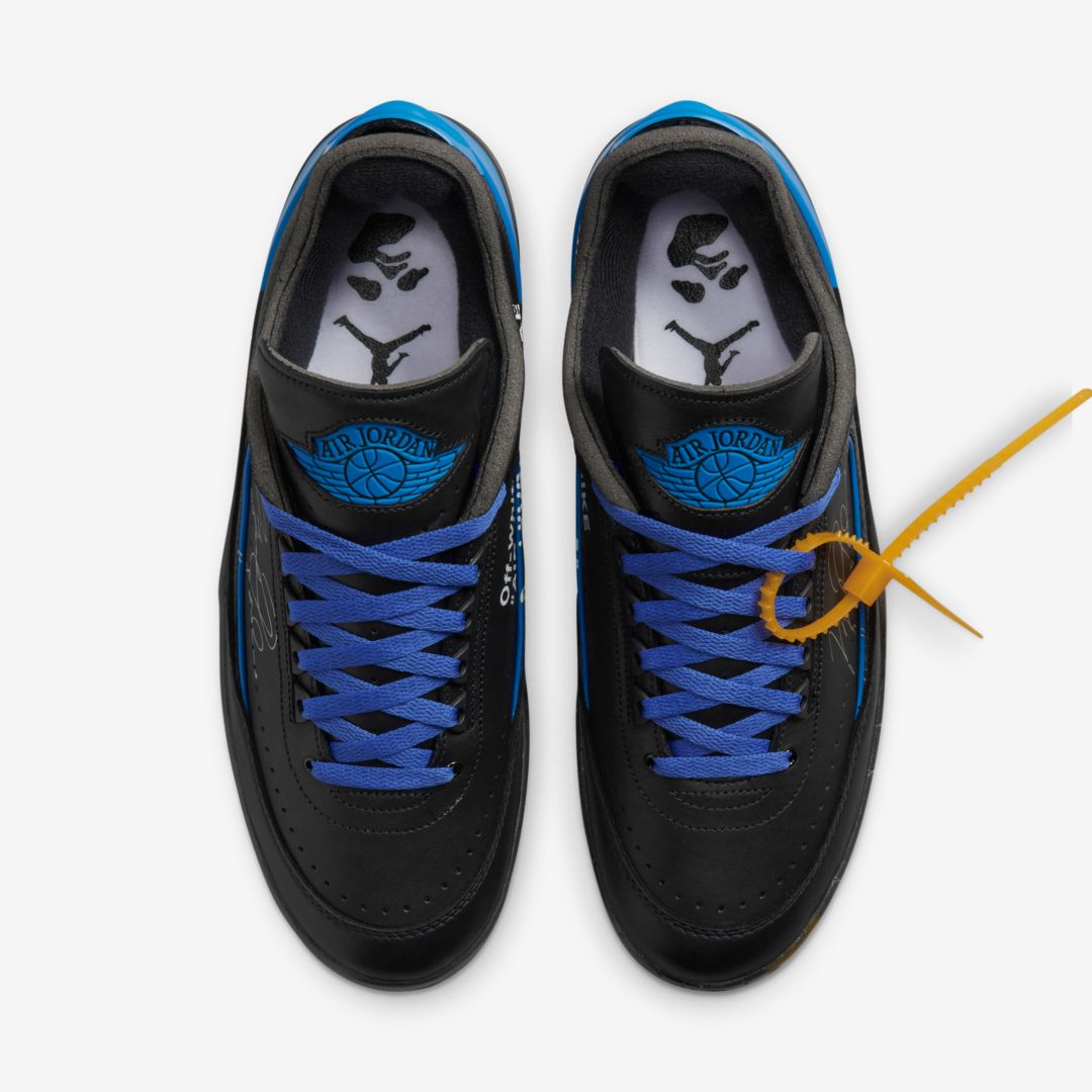 J23app's tweet photo. Air Jordan 2 Low x Off-White™️ "Black and Varsity Royal" releases November 12th -> https://t.co/mUh41vBQAr https://t.co/jX9loaoXVX