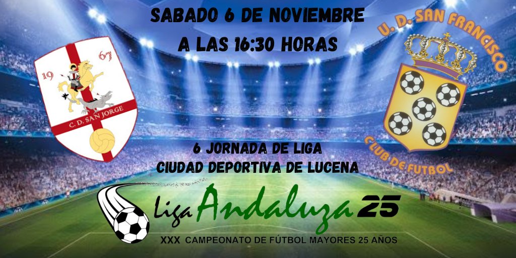 CDSanJorge1967's tweet photo. Ya tenemos a la vuelta de la esquina nuevo partido de liga. Nos visita nada más y nada menos que el campeón de las últimas temporadas de nuestra liga y todavía invicto sin ceder ni un punto en lo que llevamos de esta. Lo daremos todo por romper esa racha y dar un golpe en la mesa https://t.co/X2uU2p9ZIR