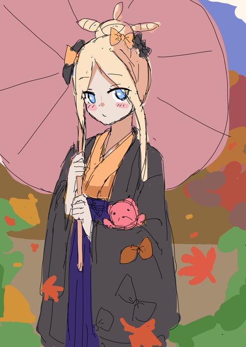 お口直しに秋っぽいアビーちゃんで勘弁してくだせ。 