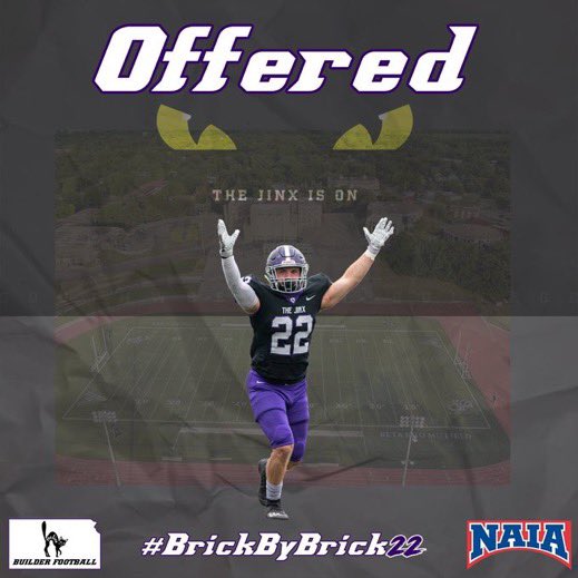 JacobCockrell10's tweet photo. Blessed to receive a offer from southwestern college🐈‍⬛🙌 @coachfedd @_Coach_O @CoachJacks45 @BuilderFootball @DutchtownFB1 @DHS_HCS https://t.co/cq7Knm8dkH
