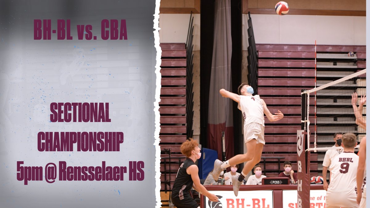 BHBLAthletics's tweet photo. Boys Volleyball looking to capture the D2 Volleyball Championship tonight vs. CBA.  Get your tickets here: https://t.co/NB7ryUDlx6 https://t.co/vM6ykxDf7L