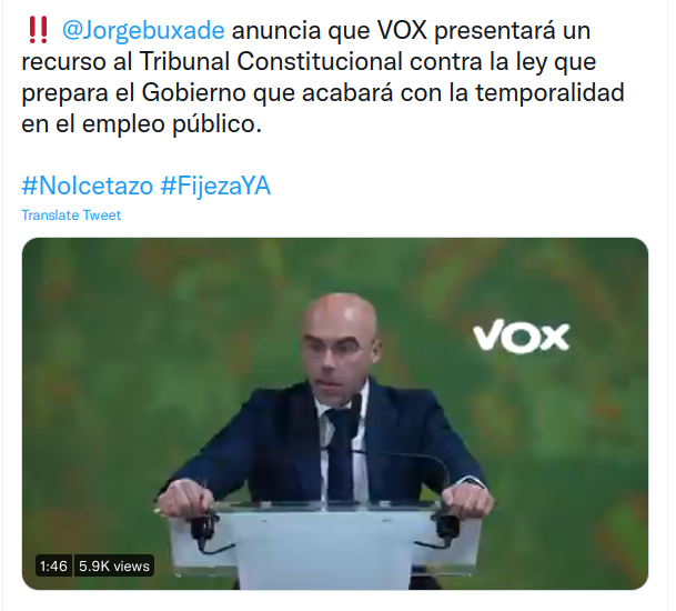 La nemesis de l@s interin@s tweet media