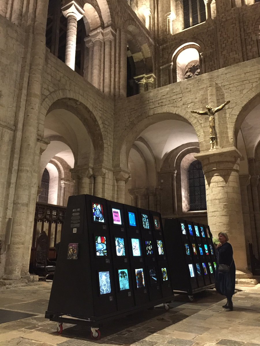 Hurrah, we’re here at glorious #Winchester Cathedral until November 25th! Explore our Centenary Exhibition of 60 new #StainedGlass artworks in north transept <a href="/WinCathedral/">Winchester Cathedral</a> with an amazing array of subjects &amp; techniques ✨ <a href="/WinchesterCity/">Winchester City Council</a> <a href="/King_Alf/">Visit Winchester</a> <a href="/hantschronicle/">Hampshire Chronicle</a> <a href="/winchestertoday/">Winchester Today</a>