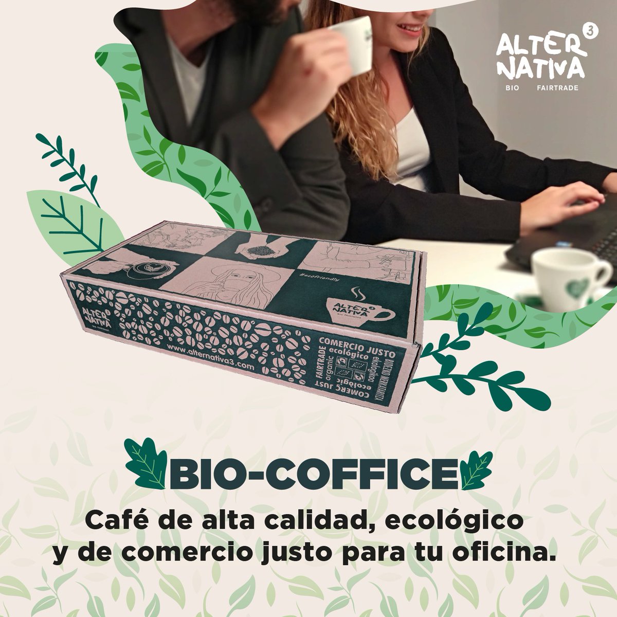 ¿Qué te parecería tener cada día #café de calidad en la #oficina? ¡Está en tu mano! 🙌 Solo tienes que entrar en la sección correspondiente de nuestra web y descubrir nuestras opciones BioCoffice 👉 bit.ly/3mhWna1