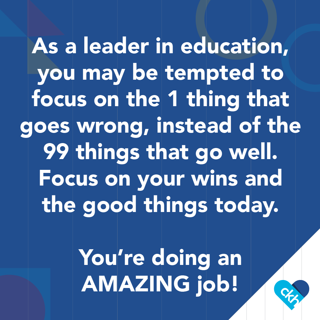 iheartckh's tweet photo. Pass this message on to an educator who needs to hear that they are enough! https://t.co/Ylosd9BCxV