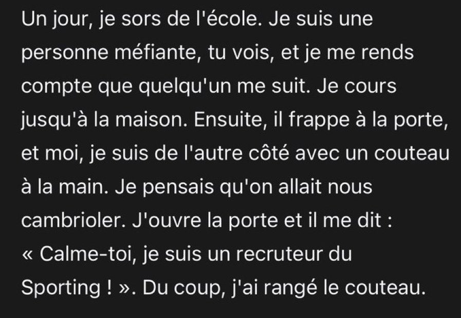 Chiendeverrati7's tweet photo. L’ANECDOTE DE NUNO MENDES JE CRIEEEEE https://t.co/CN3Ufhqqlp