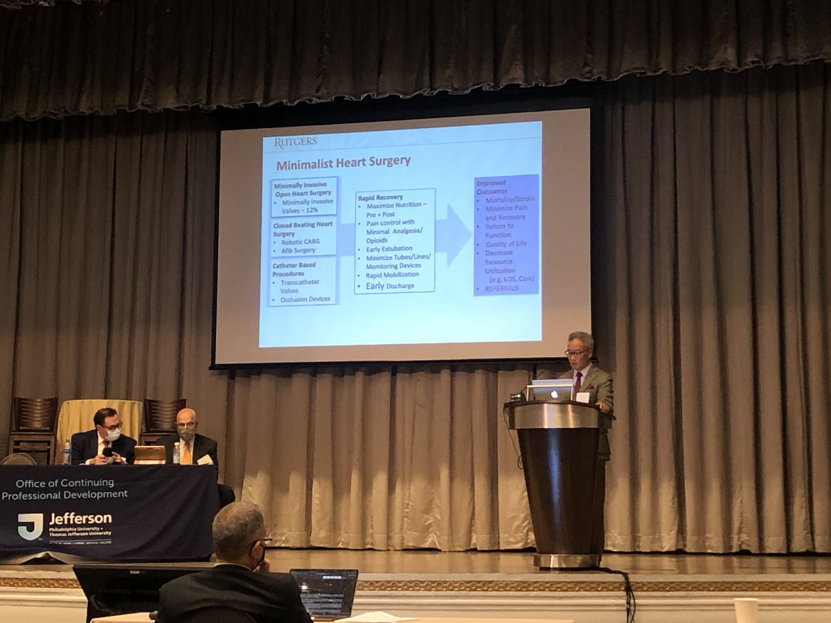 Jefferson Aortic Center (@jeffaortic) on Twitter photo Leonard Lee of <a href="/rwjsurgery/">Rutgers RWJMS Surgery</a> speaking on minimally invasive approaches for aortic valve replacement. Impressive results moving towards step down from ICU at six hours, discharge to home as early as POD1 or POD2. #PCC21 Leonard Lee of <a href="/rwjsurgery/">Rutgers RWJMS Surgery</a> speaking on minimally invasive approaches for aortic valve replacement. Impressive results moving towards step down from ICU at six hours, discharge to home as early as POD1 or POD2. #PCC21