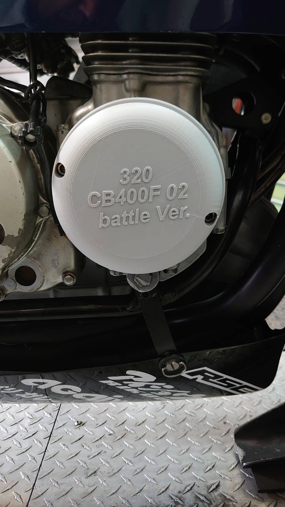 旧cb400f 特注ポイントカバー