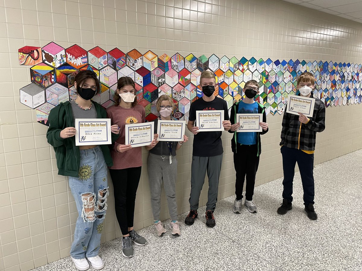 mn_hastings's tweet photo. HMS October Class Act Awards! These 5, 6, 7, and 8th graders were awarded by their teachers as a person who is a great role model for safety in our school! Thanks for living the Raider Way! https://t.co/4Or6ksdkn7
