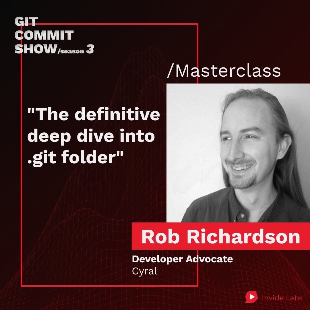 Invide_Labs's tweet photo. Join the live interactive masterclass session by @rob_rich Developer Advocate, Cyral on "The Definitive Deep Dive into the .git Folder".
Join now - https://t.co/ZNKhyMThWa
#GitCommitShow #Season3 #speaker #PursuitofMastery #Conference #RemoteConf #Opensource #Git https://t.co/S3PYH5wpXc
