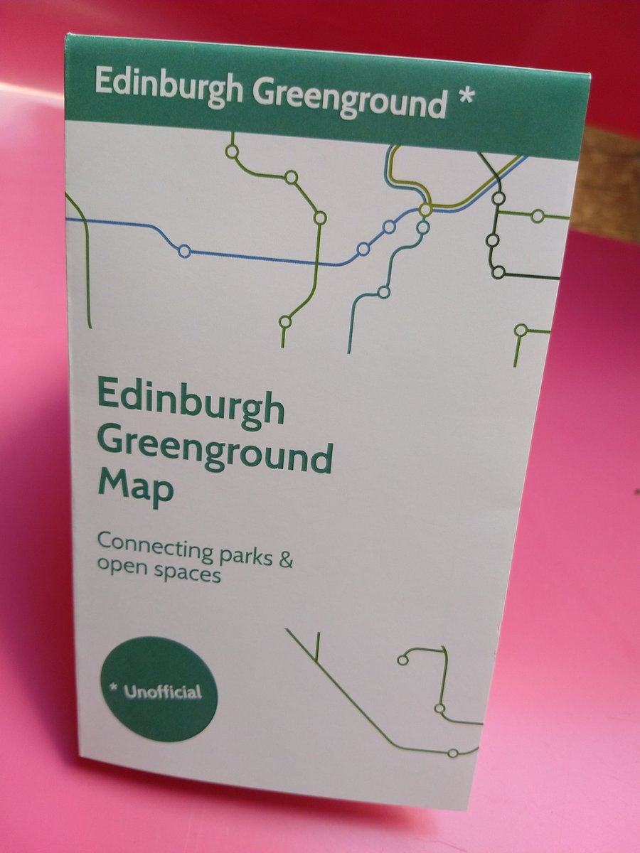 SecretEdin's tweet photo. Thanks @HelenIlus - love my #Edinburgh #greenground map https://t.co/8SSx1cFsY1