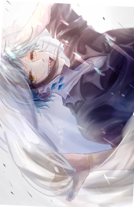 #リーチ兄弟誕生祭2021 
#フロイド・リーチ誕生祭2021 
#ジェイド・リーチ誕生祭2021 
お誕生日おめでとう～✨✨🎉これからも双子に沢山の幸せが訪れますようにッッ☺️!! 