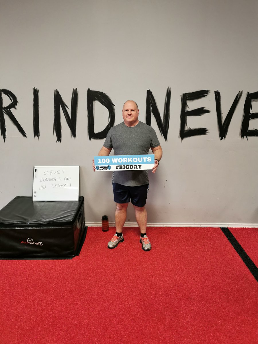 RemiSovran's tweet photo. Congrats to Steve Morris on hitting 100 total workouts!
💪💪
Awesome work, Steve!
#membermilestones #bigday #windsorontario #WindsorFitness #windsoressex #limitlesstraining https://t.co/g1KFBsFG5R