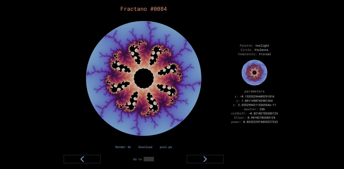 Meet brand new explore section on our website! 🎉

fractano.art/explore

Right now it has some basic yet important features, like 4k fractano generation and fractano details, but there are some things left for future updates, stay tuned😉

#CNFT #CardanoNFT #CNFTCommunity