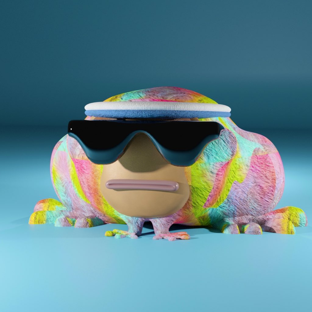 Sneak peak at one of our Ape PunkToadz.
1 of 100 in the collection.
0.04th price 
3 Free Mints still available 

opensea.io/collection/pun…

#NFTs #nft #nftcollector #NFTCommunity #NFTNYC #BAYC #Phunks #punk #crypto