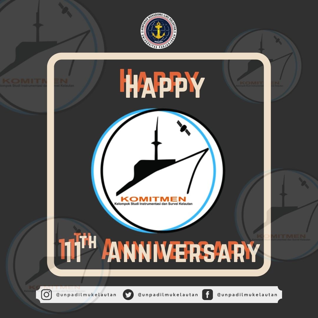 [KOMITMEN ANNIVERSARY]

HIMAIKA Universitas Padjajaran mengucapkan Selamat Hari Jadi untuk Komunitas KOMITMEN yang ke-11
Semoga Komunitas KOMITMEN menjadi lembaga yang dapat memajukan wilayah kelautan Indonesia dalam Bidang Hidrooseanografi

#SALAMSURVEYOR
#JALESVEVAJAYAMAHE