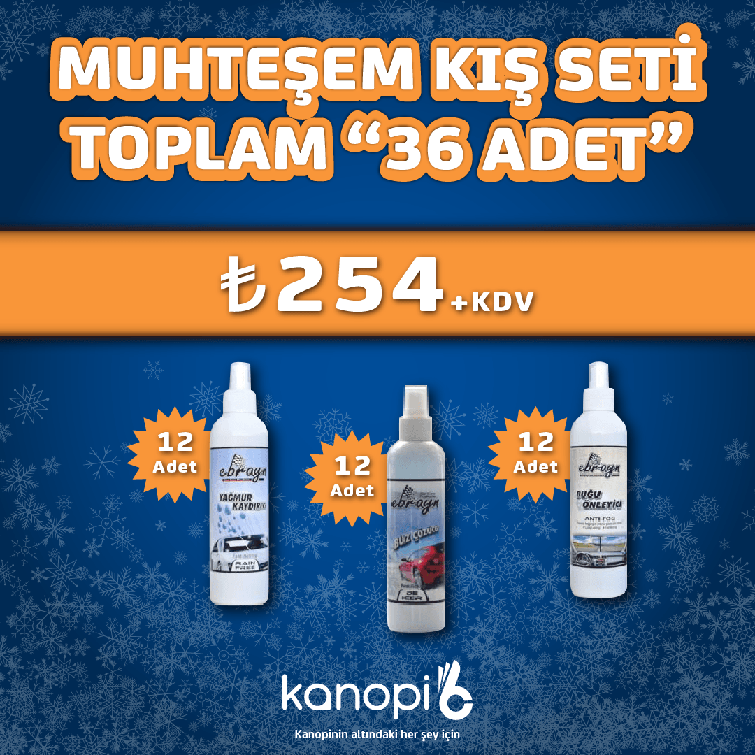 kanopi6com's tweet photo. Muhteşem Kış Seti Kanopi6'da! 😎

▪️Ebrayn Buğu Önleyici Sprey 250 ml - 12 Adet
▪️Ebrayn Buz Çözücü Sprey 250 ml - 12 Adet
▪️Ebrayn Yağmur Kaydırıcı Sprey 250 ml - 12 Adet

Kanopinin altındaki her şey için...
KANOPİ 6 ⛽

#kanopi6 #petrol #benzin #motorin #akaryakıt https://t.co/P59zpLUaJg