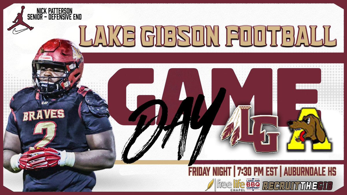 #GAMEDAY 

@ Auburndale 🐕 
⏰ 7:30 PM
🏟 Auburndale - Bruce Canova Stadium 

Bring ya rain gear… 🙃

#BOE  
#RECRUITtheGIB  
📸Indigo (John Fitzgerald)

TICKETS 🎟 

auburndalehighschool.com/athletics/