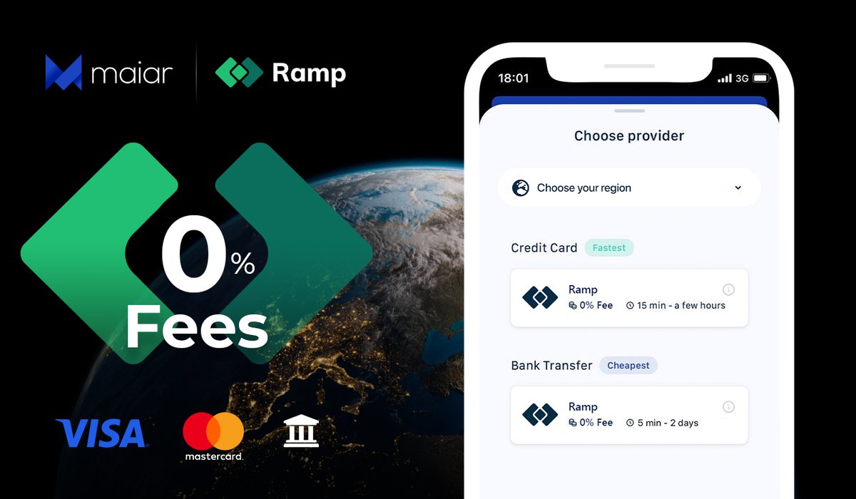 xPortalApp's tweet photo. The Maiar App is your 🇨🇭 Swiss army knife for the Maiar Launchpad!

Use it to 💳 get $EGLD - 0% fees via @RampNetwork! - stake &amp; register for the epic @holoride event. https://t.co/zS94XxNMDl