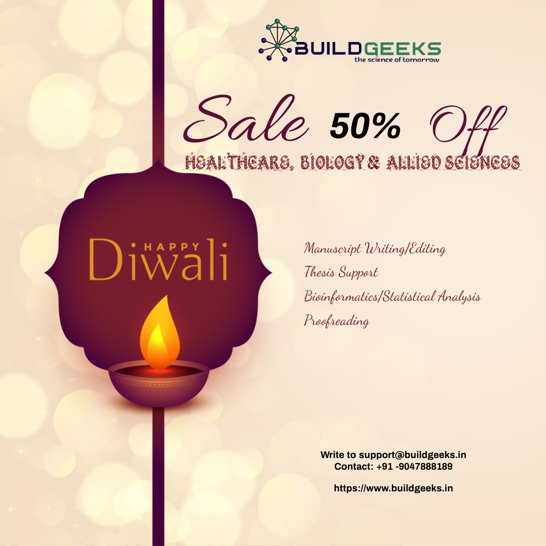 buildgeeks2020's tweet photo. We have a treat for you!!

Contact us: 
Email: support@buildgeeks.in
Call/Whatsapp: +91 90478 88189

#diwalioffers #buildgeeks #manuscriptediting #manuscriptwriting #proofreading #thesishelp #thesiswriting #thesis #Bioinformatics #bioinformaticstrainingcourses✌️ #plagiarism https://t.co/isGZZNmCja