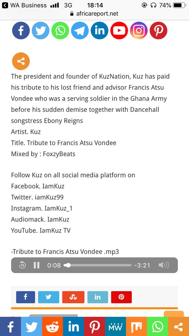 Kuz tribute this guy is a good song writer