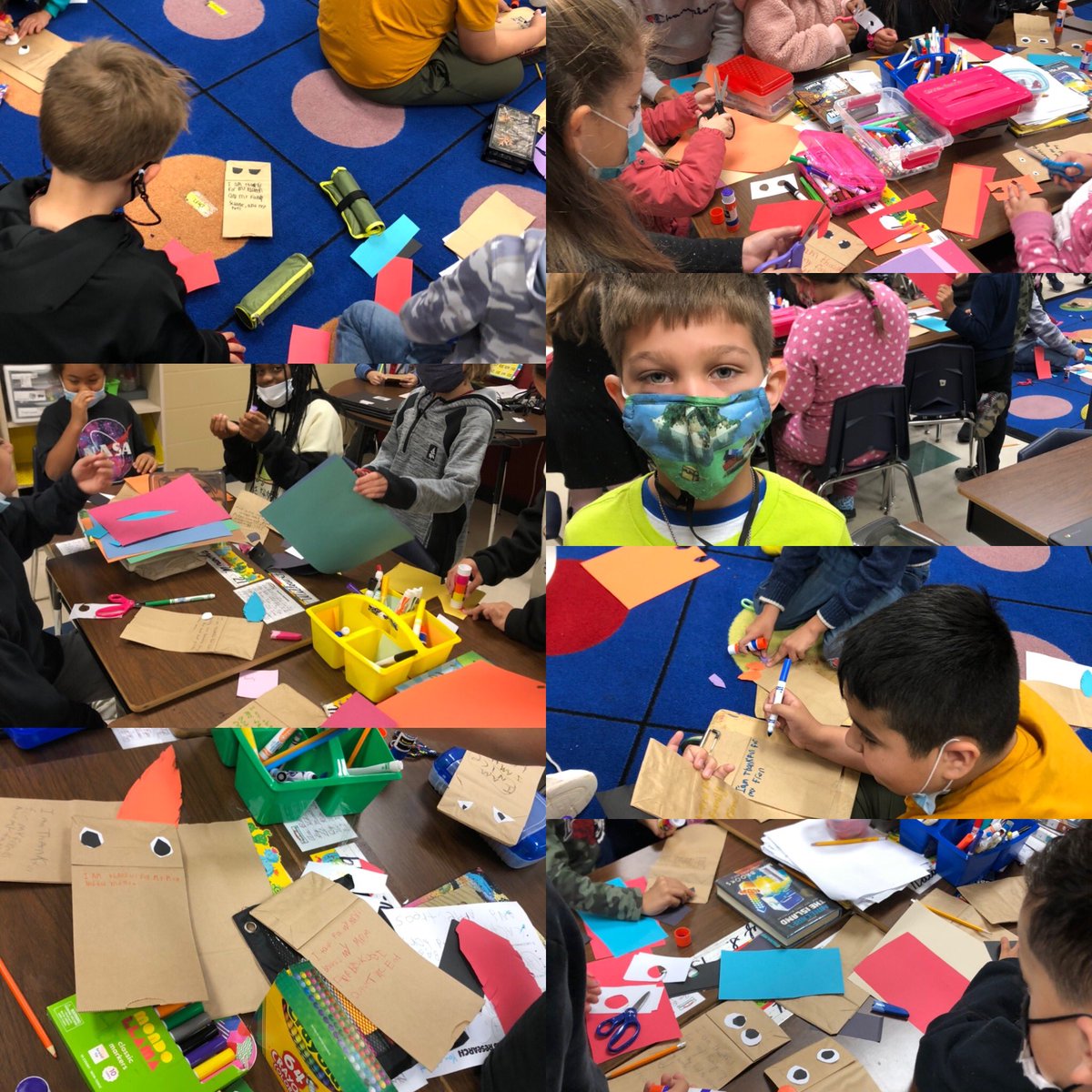 teacherbeezness's tweet photo. #carnahanreunited We are thankful for many things this year…especially our buddy class! https://t.co/dzZ8xo6eGZ